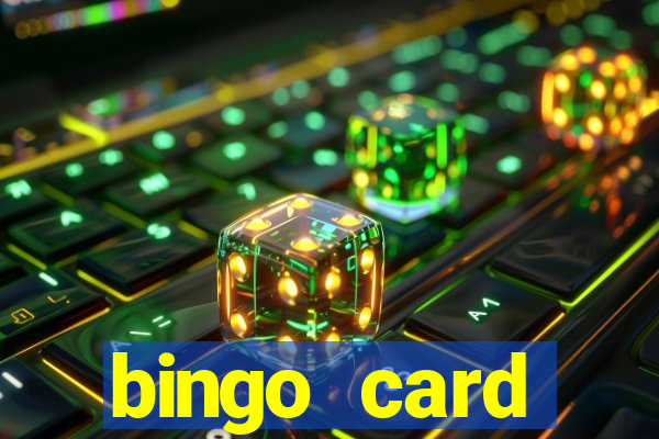 bingo card generator with pictures